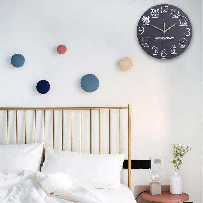 Math Clock Unique Wall Clock Modern Design Novelty Maths Equation Clock
