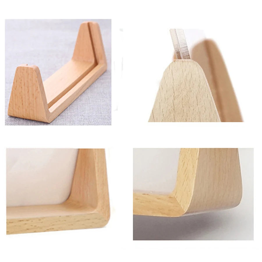 Acrylic Photo Frame Wooden Photos Frame Nordic Photo Frame for Wedding Photo Picture Frame Desktop Office Photo Decor