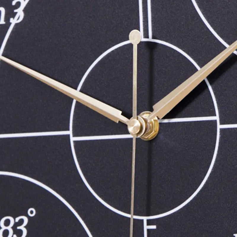 Math Clock Unique Wall Clock Modern Design Novelty Maths Equation Clock