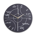 Math Clock Unique Wall Clock Modern Design Novelty Maths Equation Clock